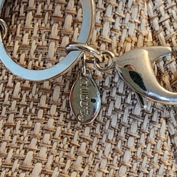 Chico's Silver Tone Necklace Connected Circle Metal Chains - Picture 6 of 7